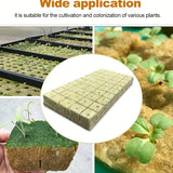 NNETM High Porosity Rockwool Grow Cubes for Seed Germination