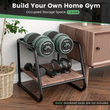 NNETM 3-in-1 Adjustable Dumbbells, Kettlebell, and Barbell Weight Set – Gray