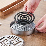 NNETM Portable Stainless Steel Mosquito Coil Burner