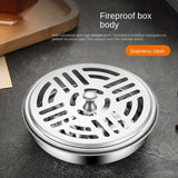 NNETM Portable Stainless Steel Mosquito Coil Burner