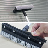 Adjustable Extendable Car Windshield Cleaning Tool – Window Sponge Squeegee Brush with Microfiber Cleaning Pad