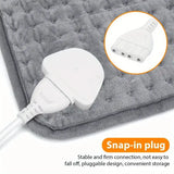 NNETM Electric Heat Pad Adjustable Heating Mat Warmer for Back Pain Relief