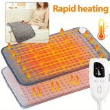 NNETM Electric Heat Pad Adjustable Heating Mat Warmer for Back Pain Relief