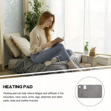 NNETM Electric Heat Pad Adjustable Heating Mat Warmer for Back Pain Relief