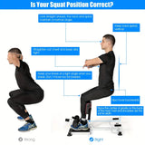 NNETM Multifunction Squat & Hip Machine - Adjustable Sit-Up Exercise Set