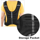 NNETM Weighted Vest for Strength Training with Adjustable Buckles, 10.3KG(Black)