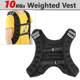 NNETM Weighted Vest for Strength Training with Adjustable Buckles, 10.3KG(Black)