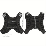 NNETM Weighted Vest for Strength Training with Adjustable Buckles, 10.3KG(Black)