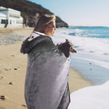 NNETM Penguin Hooded Wearable Blanket with Gloves
