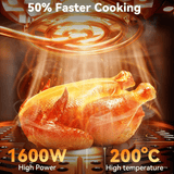NNETM Stainless Air Fryer with Digital Touch Screen