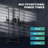 NNETM Power Tower Pull-Up & Dip Station – Multi-Function Home Gym Trainer