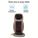 NNETM Recreational Massage Chair Seat Cushion(Brown)