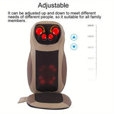 NNETM Recreational Massage Chair Seat Cushion(Brown)