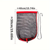 NNETM Nylon Fishing Net Bag with Handle