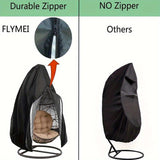 NNETM Heavy-Duty Hanging Egg Chair Cover with Zipper Closure