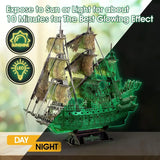 NNETM Glow-In-The-Dark 3D Jigsaw - Flying Dutchman Pirate Vessel