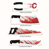 NNETM 8 Blood Knife Pull Flags W/ Hanging Ornaments - 2 Sets