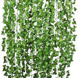 6pcs Lifelike Artificial Ivy Garland- Vibrant Green Plastic Foliage with Detailed Leaves for Weddings, Parties, and Home Decor | No Power Needed, Featherless- 100CM/ 39.37IN