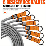 NNETM Resistance Bands with Handles for Muscle Training