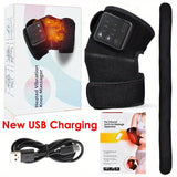 NNETM Electric Heating Knee Pad – Cordless Joint Hot Compress Massager(Black)
