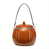 NNETM Halloween Pumpkin Silicone Purse with Straps
