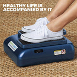 NNETM Seated Leg Exerciser Physiotherapy Machine for Seniors(Blue)