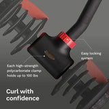 NNETM Dumbbell Converter Adjustable Barbell Kettlebell Set