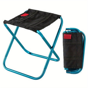 NNETM Ultra-Light Folding Aluminum Camping Chair with Storage