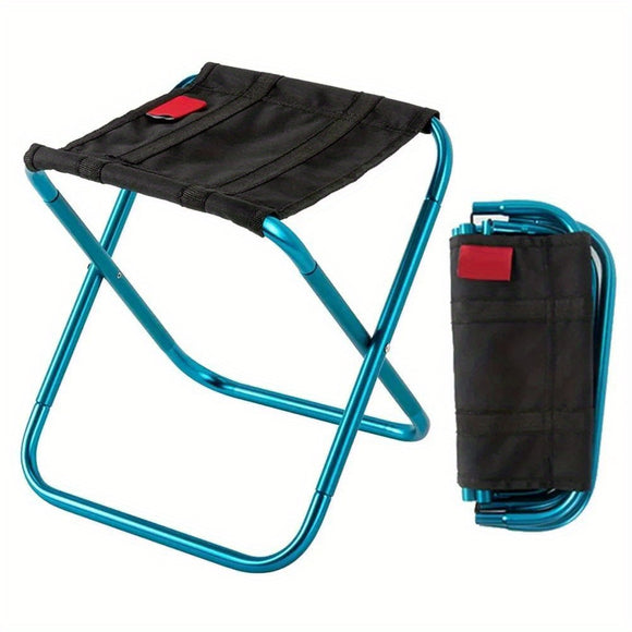 NNETM Ultra-Light Folding Aluminum Camping Chair with Storage