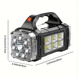 NNETM Ultra-Bright LED Solar Rechargeable Searchlight (2200W)