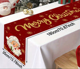 Santa Claus Christmas Table Runner Polyester