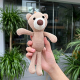 NNETM Plush Animal Print Teddy Bear Toy