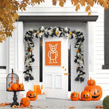 NNETM Black & White Maple Leaf Garland Set