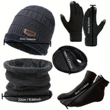 NNETM Winter Knit Accessories Set for Adults (5-Piece)