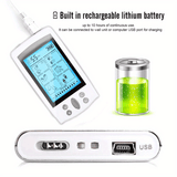 NNETM 16-Mode Electric Massager - Dual Output EMS & TENS(White)