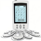 NNETM 16-Mode Electric Massager - Dual Output EMS & TENS(White)