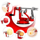 NNETM Stainless Steel Apple Peeler Corer Slicer Prep Tool