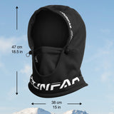NNETM Windproof Hooded Scarf Balaclava for Winter Sports
