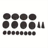 NNETM 18pcs Heated Basalt Massage Stones with Warmer Box(Black)