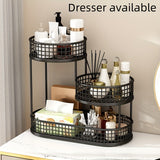 NNETM Luxury Oval Metal Fruit Basket