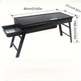 NNETM Portable Foldable Charcoal Grill for Outdoor BBQ