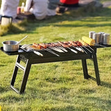 NNETM Portable Foldable Charcoal Grill for Outdoor BBQ