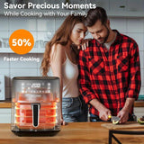 NNETM Air Fryer with Stainless Steel Non-Stick Pot