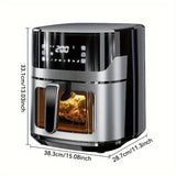 NNETM Air Fryer with Stainless Steel Non-Stick Pot