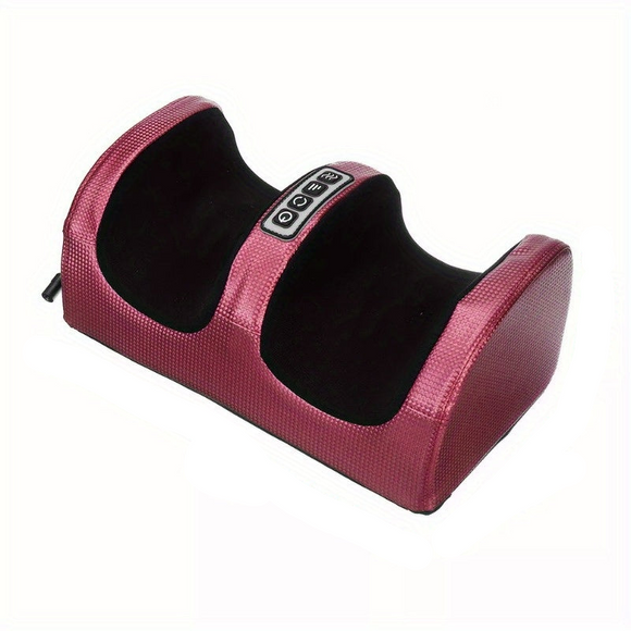 NNETM Foot Massager Machine – Electric Heated Kneading(Red)