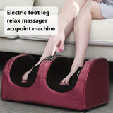 NNETM Foot Massager Machine – Electric Heated Kneading(Red)