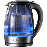 NNETM 1.8L Electric Kettle – 2200W Glass Fast Boil Tea & Coffee Kettle