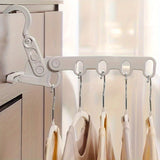 NNETM Foldable 5-Hole Hanger Portable Space-Saving Drying Rack