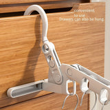 NNETM Foldable 5-Hole Hanger Portable Space-Saving Drying Rack