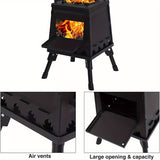 NNETM Wood-Burning Camping Stove Outdoor Grill
